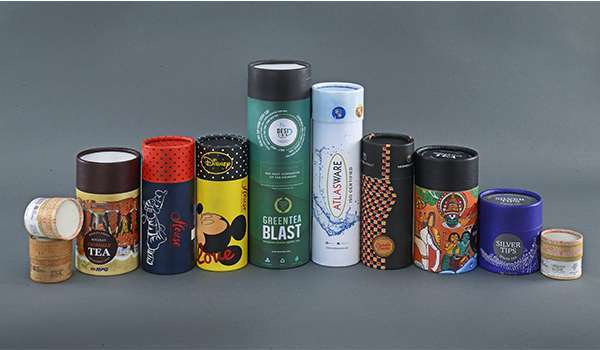 Paper Canister Packaging with Easy Peel Off Lid