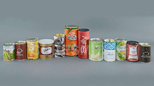 Luxurious Customized Paper Composite Cans